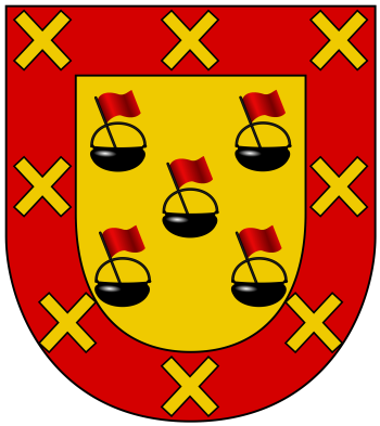 Basic form of the Calderon coat of arms