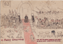 Christmas 1901 Cartoon